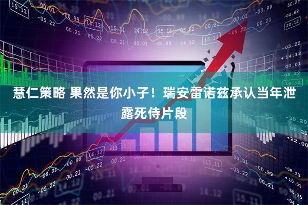 慧仁策略 果然是你小子！瑞安雷诺兹承认当年泄露死侍片段
